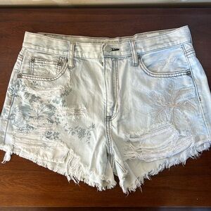 American Eagle Vintage Hi Rise festival shorts sz 10
